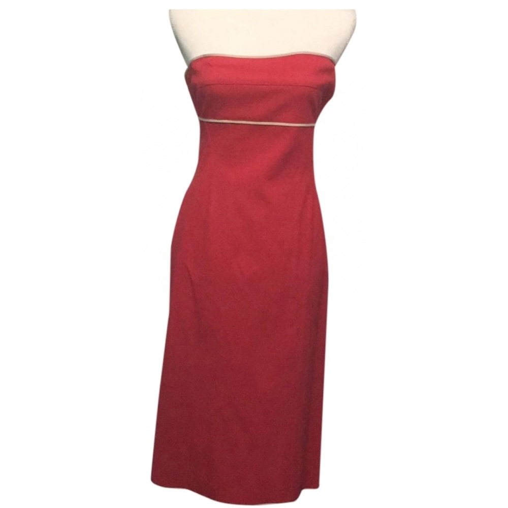 Narcisco Rodriguez strapless midi dress